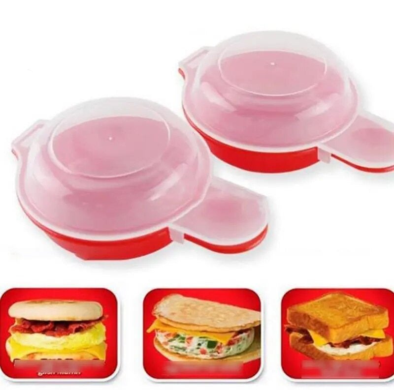 Microwave Egg Cooker - Hamburg Omelet Maker Kitchen Cooking Tool