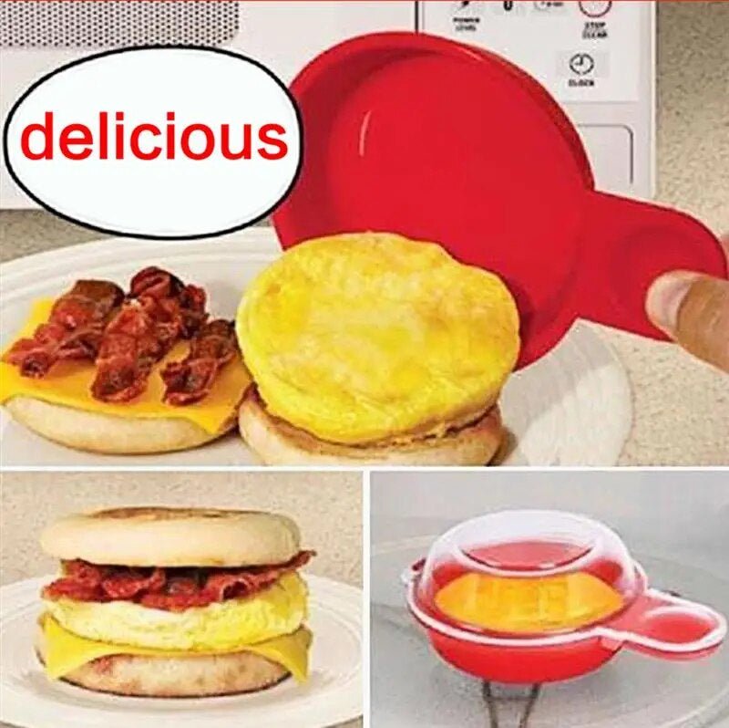 Microwave Egg Cooker - Hamburg Omelet Maker Kitchen Cooking Tool