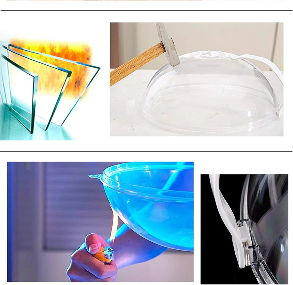 Microwave Food Cover -  Transparent High-temperature Resistant Plastic Cover