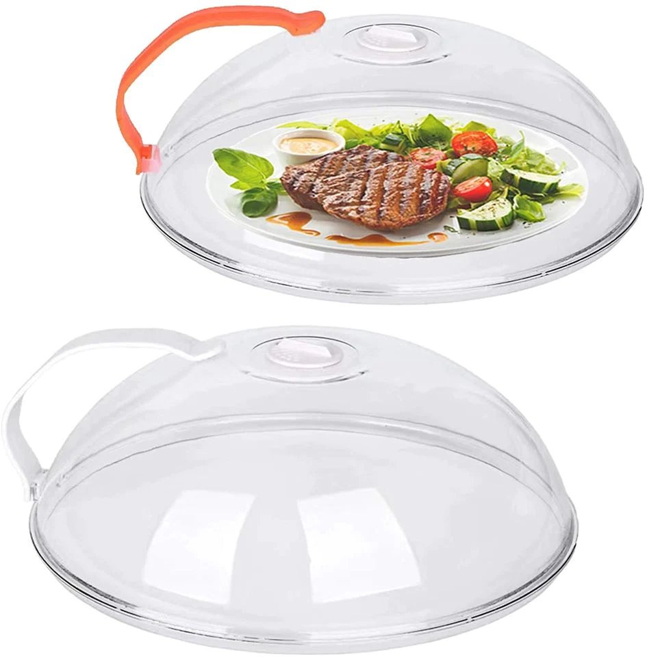 Microwave Food Cover -  Transparent High-temperature Resistant Plastic Cover
