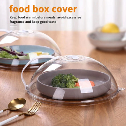 Microwave Food Cover -  Transparent High-temperature Resistant Plastic Cover