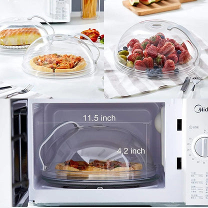 Microwave Food Cover -  Transparent High-temperature Resistant Plastic Cover
