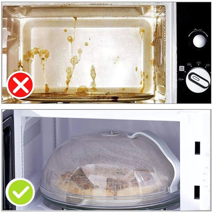 Microwave Food Cover -  Transparent High-temperature Resistant Plastic Cover