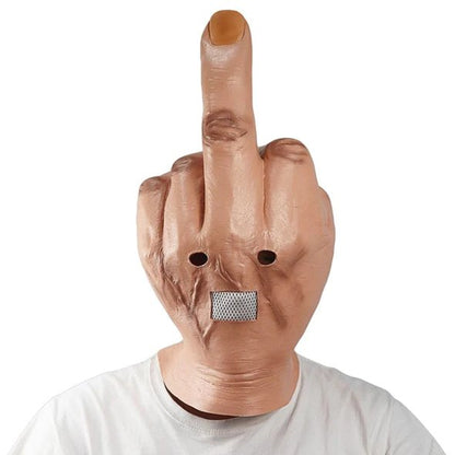 Middle Finger Mask - Middle Finger Funny Head Mask