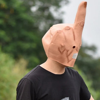 Middle Finger Mask - Middle Finger Funny Head Mask