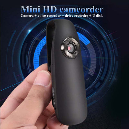Mini Camera 1080P Video - Body Mini Spy Camera with Smart Motion Detection, Pocket Clip for Office, Law Enforcement, Security Guard, Home, Outdoors