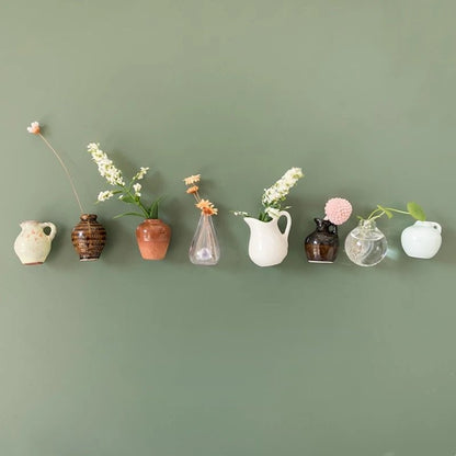 Mini Ceramic Vase Fridge Magnet – Adorable DIY Porcelain Planter for a Touch of Greenery in Your Kitchen