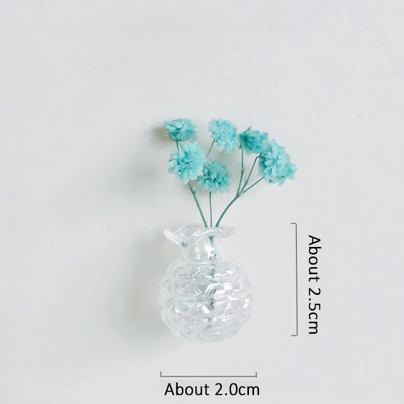 Mini Ceramic Vase Fridge Magnet – Adorable DIY Porcelain Planter for a Touch of Greenery in Your Kitchen