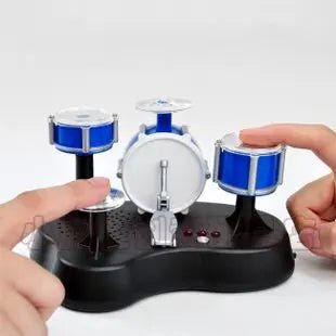 Mini Finger Touch Jazz Drum Set – Battery-Operated Percussion Toy for Music Lovers