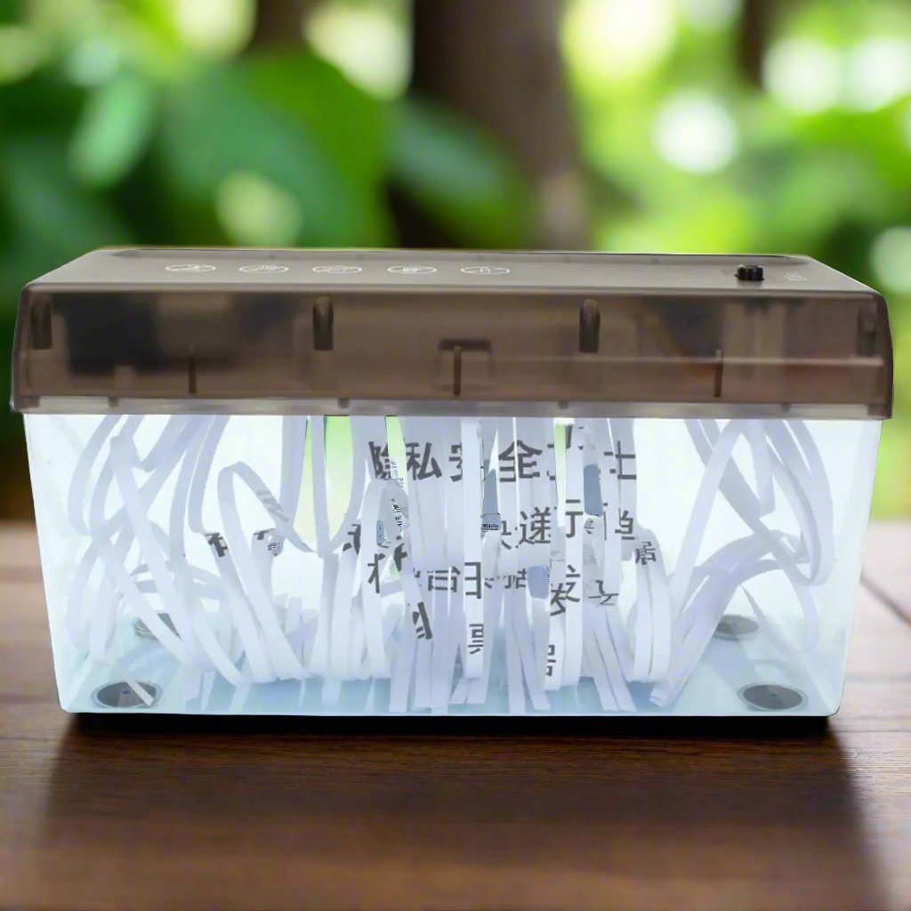 Mini Paper Shredder -  Electric Mini Shredder Paper Cutting Machine for Office, Home, School and Stationery