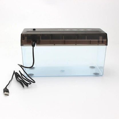 Mini Paper Shredder -  Electric Mini Shredder Paper Cutting Machine for Office, Home, School and Stationery