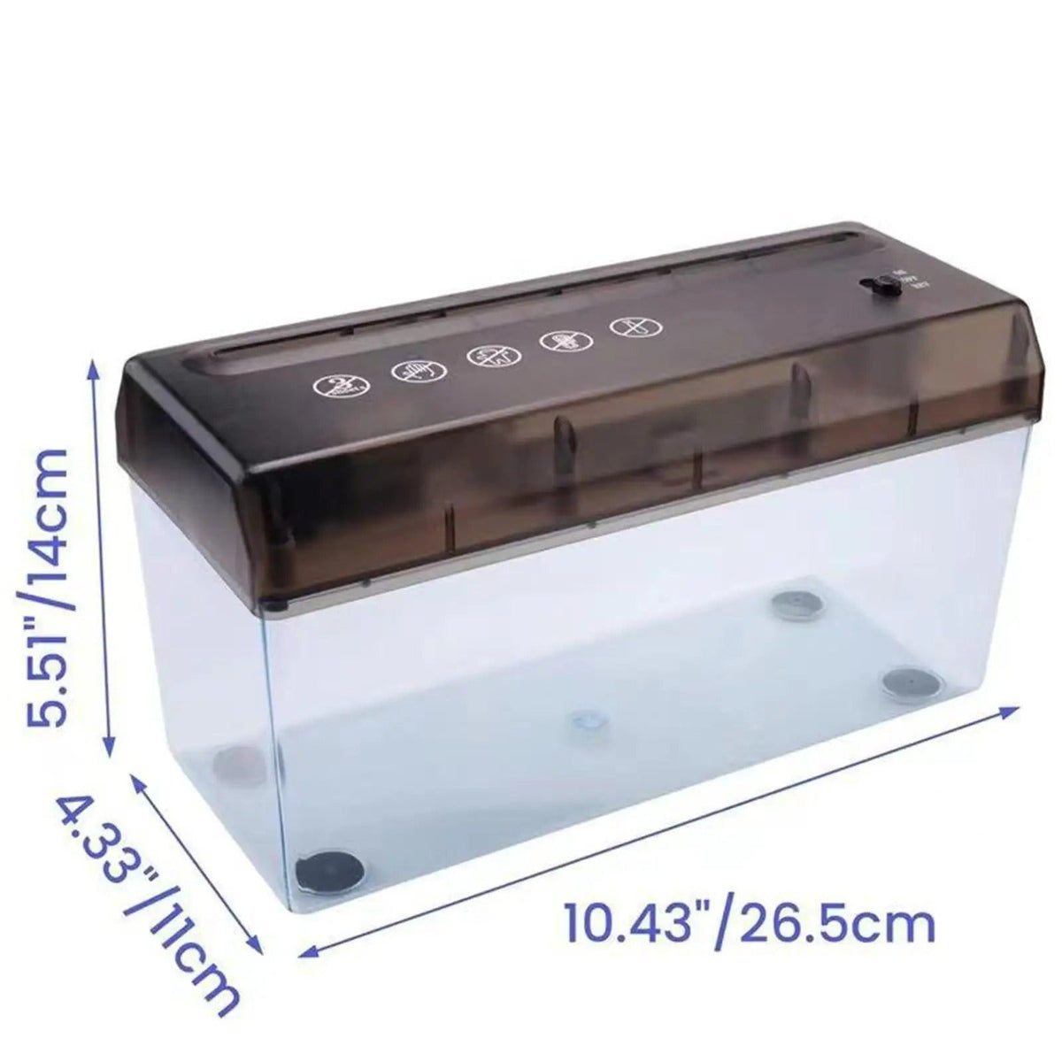 Mini Paper Shredder -  Electric Mini Shredder Paper Cutting Machine for Office, Home, School and Stationery