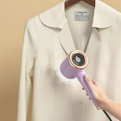 Mini Portable Handheld Garment Steamer - Fabric Steam Iron for Clothes, Travel Vertical Fast-Heat Ironing Machine