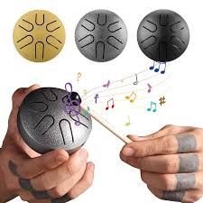 Mini Steel Tongue Sound Healing Drum Kit - Mini HandPan Drum Set Percussion Instrument for Yoga, Meditation