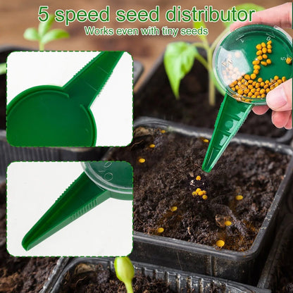 Mini Syringe Seed Dispenser - Seed Planter Mini Hand Spreader Garden Seed Planter for Carrot, Lettuce, Grass and Spinach Seed