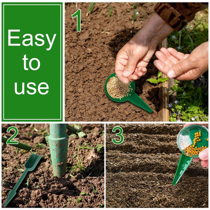Mini Syringe Seed Dispenser - Seed Planter Mini Hand Spreader Garden Seed Planter for Carrot, Lettuce, Grass and Spinach Seed