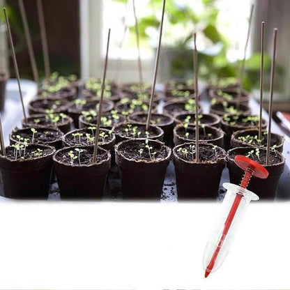 Mini Syringe Seed Dispenser - Seed Planter Mini Hand Spreader Garden Seed Planter for Carrot, Lettuce, Grass and Spinach Seed