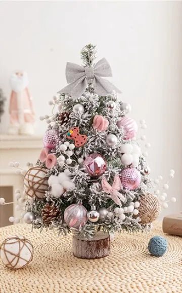 Mini Tabletop Christmas Tree with LED Lights – 45CM Festive Decor for Home, Office & Parties