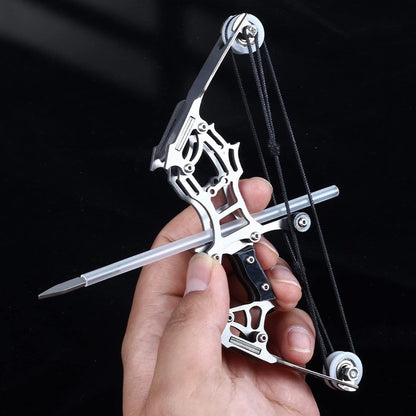 Mini Toothpick Archery Game - Small Pulley Bow Arrow Shooting Toy for Indoor and Outdoor