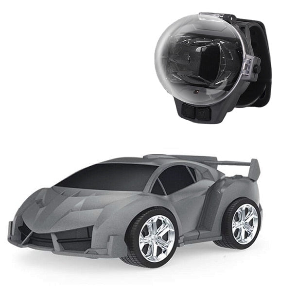 Mini Watch RC Car 2.4Ghz, 30m Long Distance, USB Charging For Kids