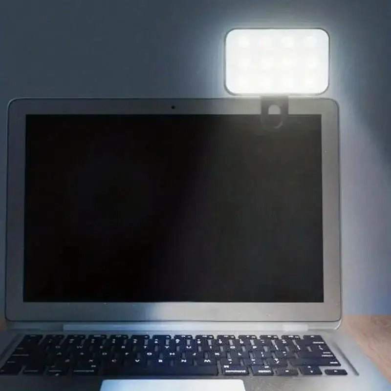 Mobile Phone Clip-On LED Light - LED High Power Rechargeable Clip Fill Video Selfie Light for Phone