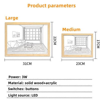 Modern Led Light Painting - INS Decor