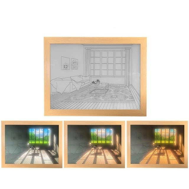 Modern Led Light Painting - INS Decor