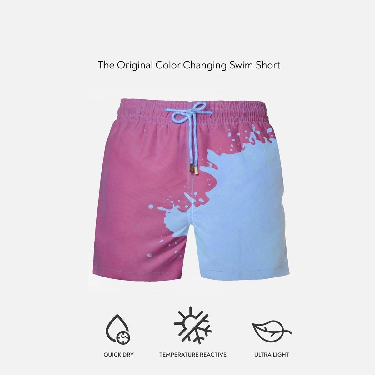 Men's Color Changing Swim Trunks