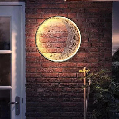 LED Crescent Moon Wall Light - Minimalist Art Foyer, Bedroom, and Balcony Sconce - Creative Crescent Moon Wall Lamp Design Decorative Lighting Fixtures