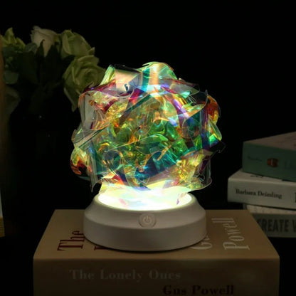 Northern Lights Moon, Cherry Blossom and Wave Shaped Lamp – Dreamy Colorful Night Light for Bedroom & Gifts