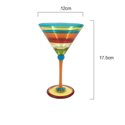 Moroccan Nights Nordic Stained Glass Goblets – Chic Wine & Cocktail Indulgence