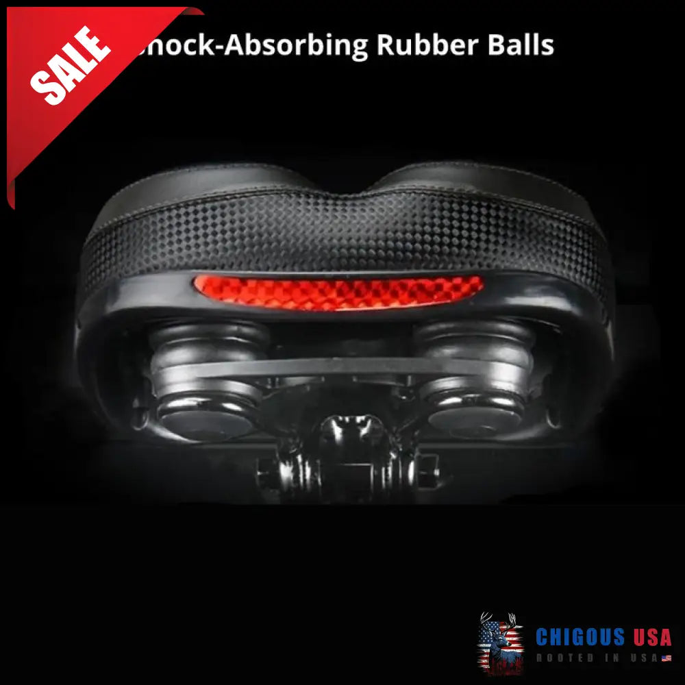 Most Comfortable Bike Seat With Memory Foam Waterproof Saddle Universal Fit Shock Absorbing