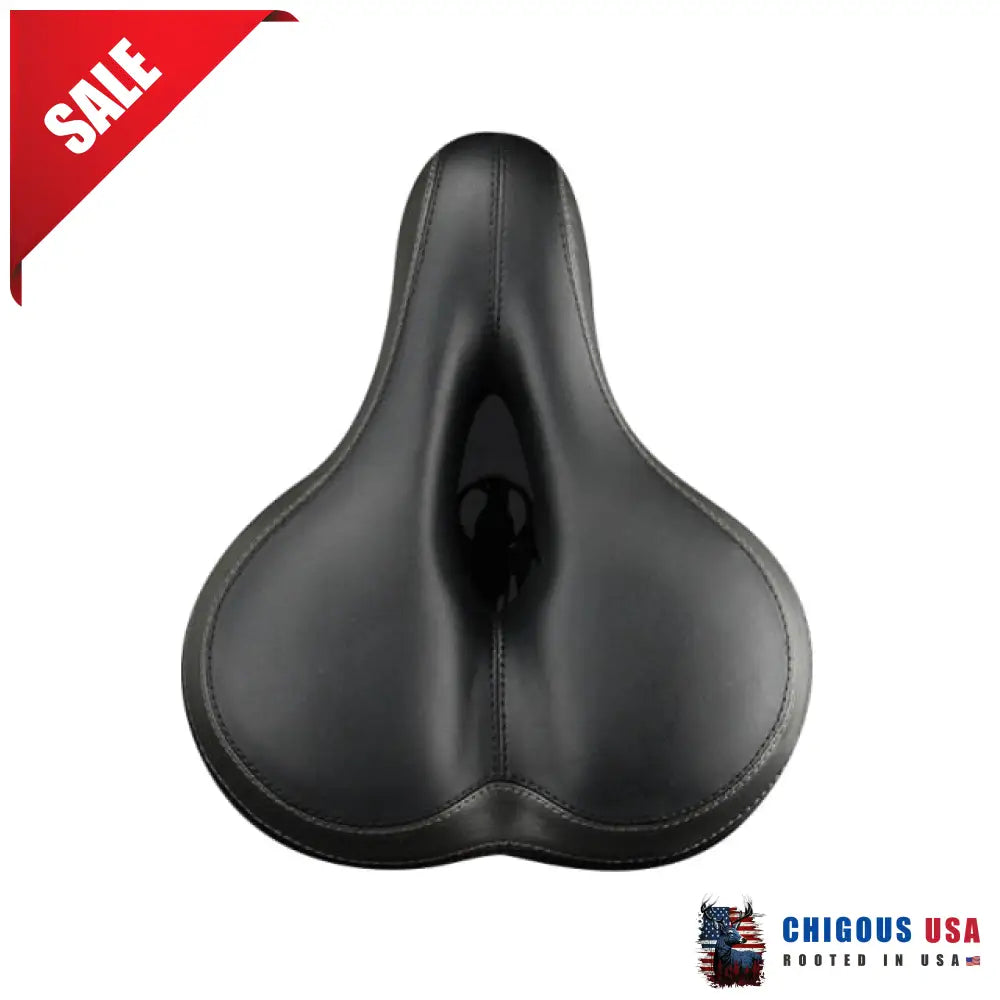 Most Comfortable Bike Seat With Memory Foam Waterproof Saddle Universal Fit Shock Absorbing