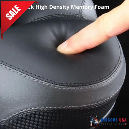 Most Comfortable Bike Seat With Memory Foam Waterproof Saddle Universal Fit Shock Absorbing