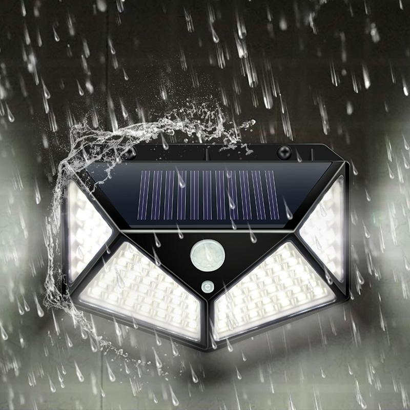 Motion Sensor Solar Light For Outdoor Wall, Waterproof, Home Garden Path