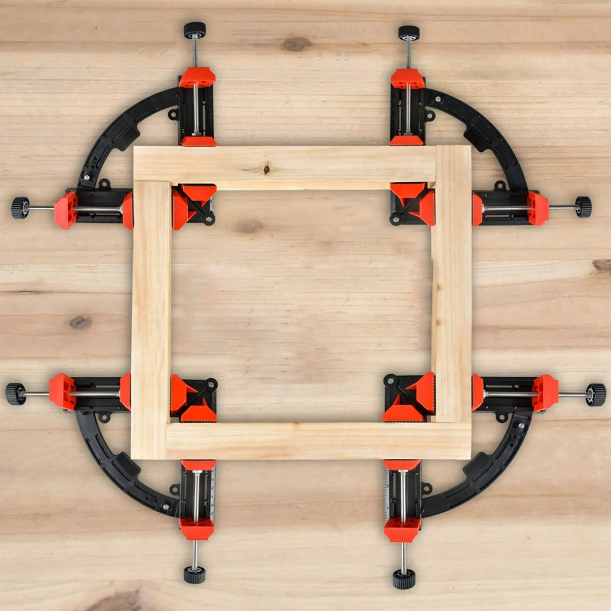Multi-angles Movable Right Angle Clamp - 30-90 Degrees Adjustable Angle Clamps Cutting Tool for Carpenter