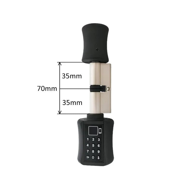 Multi-functional Biometric Cylinder Smart Door Lock