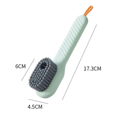 Multi-functional Soft Bristle Shoe & Calothing Brush – Long-Handled Cleaner for Easy, Effective Household Care