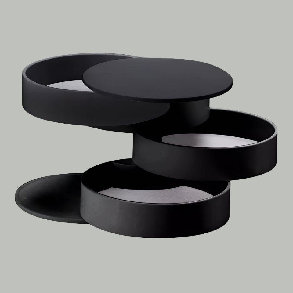 Multi-Layer Rotating Jewelry Organizer - Rotating Small Jewelry Box
