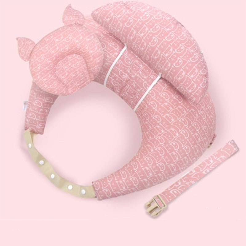 Multifunction Nursing Pillow - Breastfeeding Pillows for Mom and Baby with Adjustable Waist Strap and Removable Cotton Cover