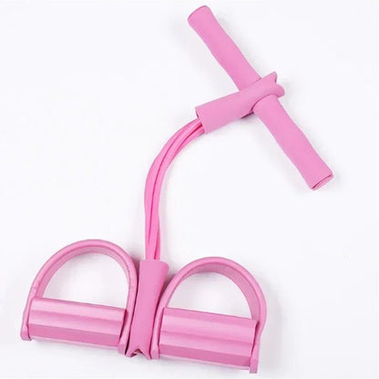 Multifunction Tension Rope 4-Tube Elastic Yoga Pedal Puller