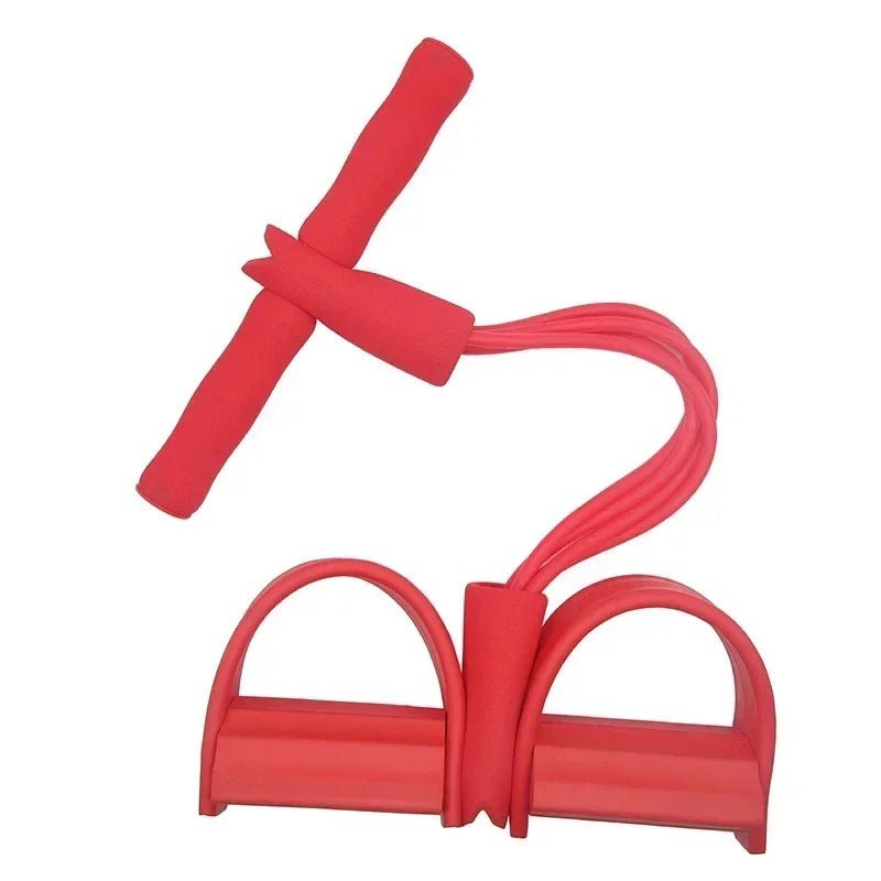 Multifunction Tension Rope 4-Tube Elastic Yoga Pedal Puller
