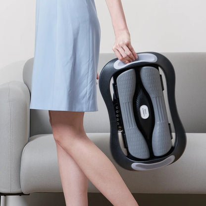 Multifunctional Lumbar Traction Device For Back Pain Relief - Lower Back Stretcher and Massager