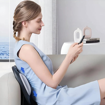 Multifunctional Lumbar Traction Device For Back Pain Relief - Lower Back Stretcher and Massager
