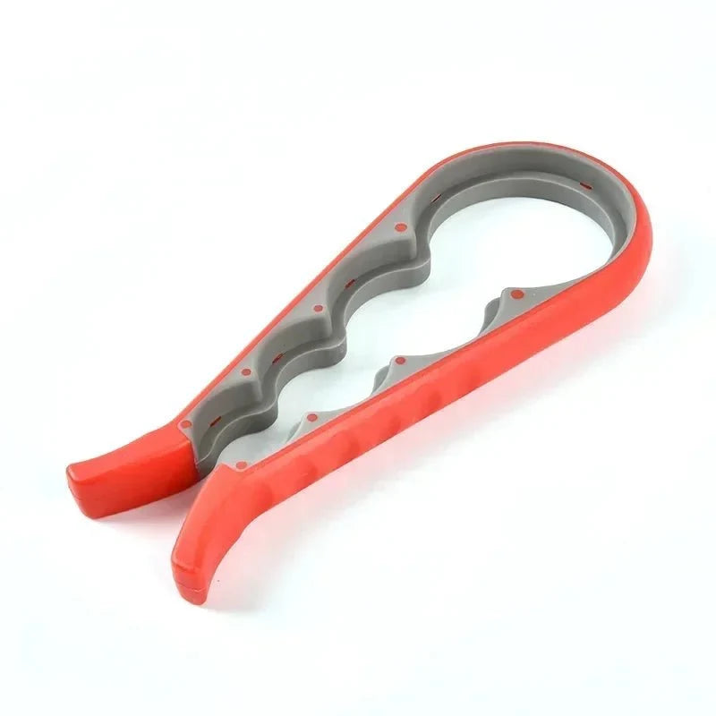 Multifunctional Manual Can Opener – 4-in-1 Bottle Opener with Non-Slip Grip for Easy Lid and Cap Removal, Essential Kitchen Gadget