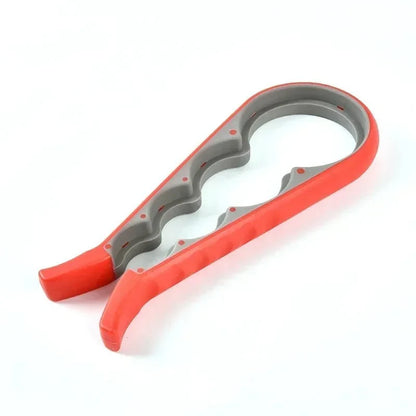 Multifunctional Manual Can Opener – 4-in-1 Bottle Opener with Non-Slip Grip for Easy Lid and Cap Removal, Essential Kitchen Gadget