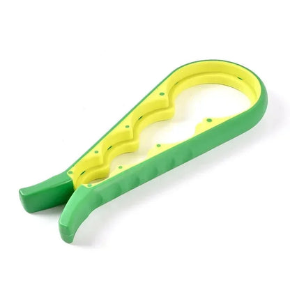 Multifunctional Manual Can Opener – 4-in-1 Bottle Opener with Non-Slip Grip for Easy Lid and Cap Removal, Essential Kitchen Gadget