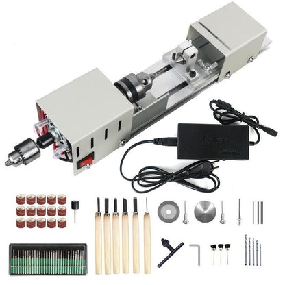 Multifunctional Mini Metal & Wood Lathe