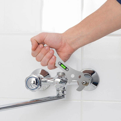 Multifunctional Wrench Tool with Level -  Universal Repair Wrench Bathroom Installation and Maintenance