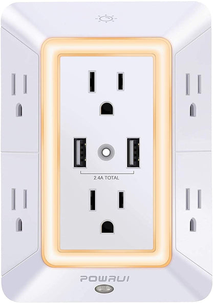 MultiPlug™ Outlet Extender w/ Surge Protector